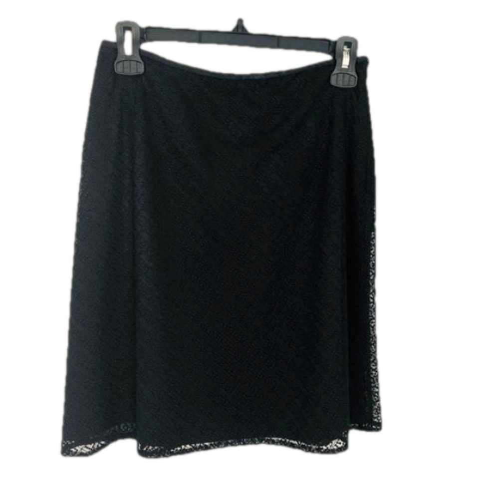 NY & Co. Black lace skirt. Sz 4.